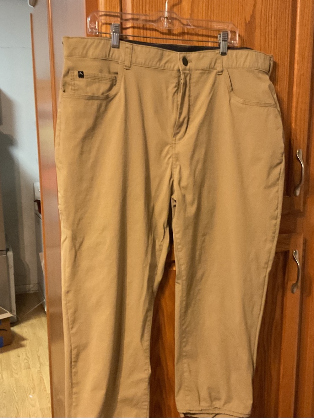 Men's Denali Straight Fit Khaki Chinos - Classic Tan 40 X 30